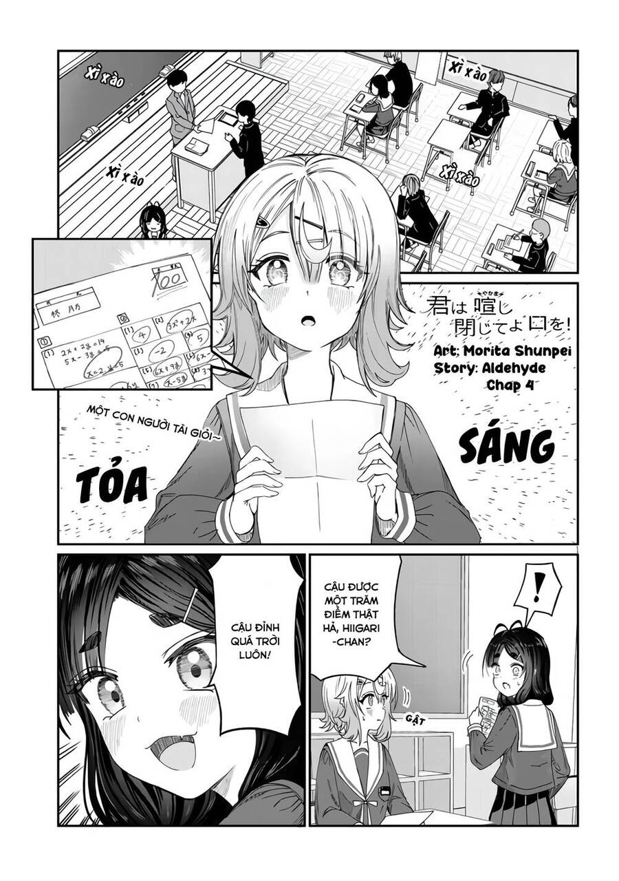 Kimi Wa Yakamashi Tojite Yo Kuchi Wo! Chương 4 Page 1