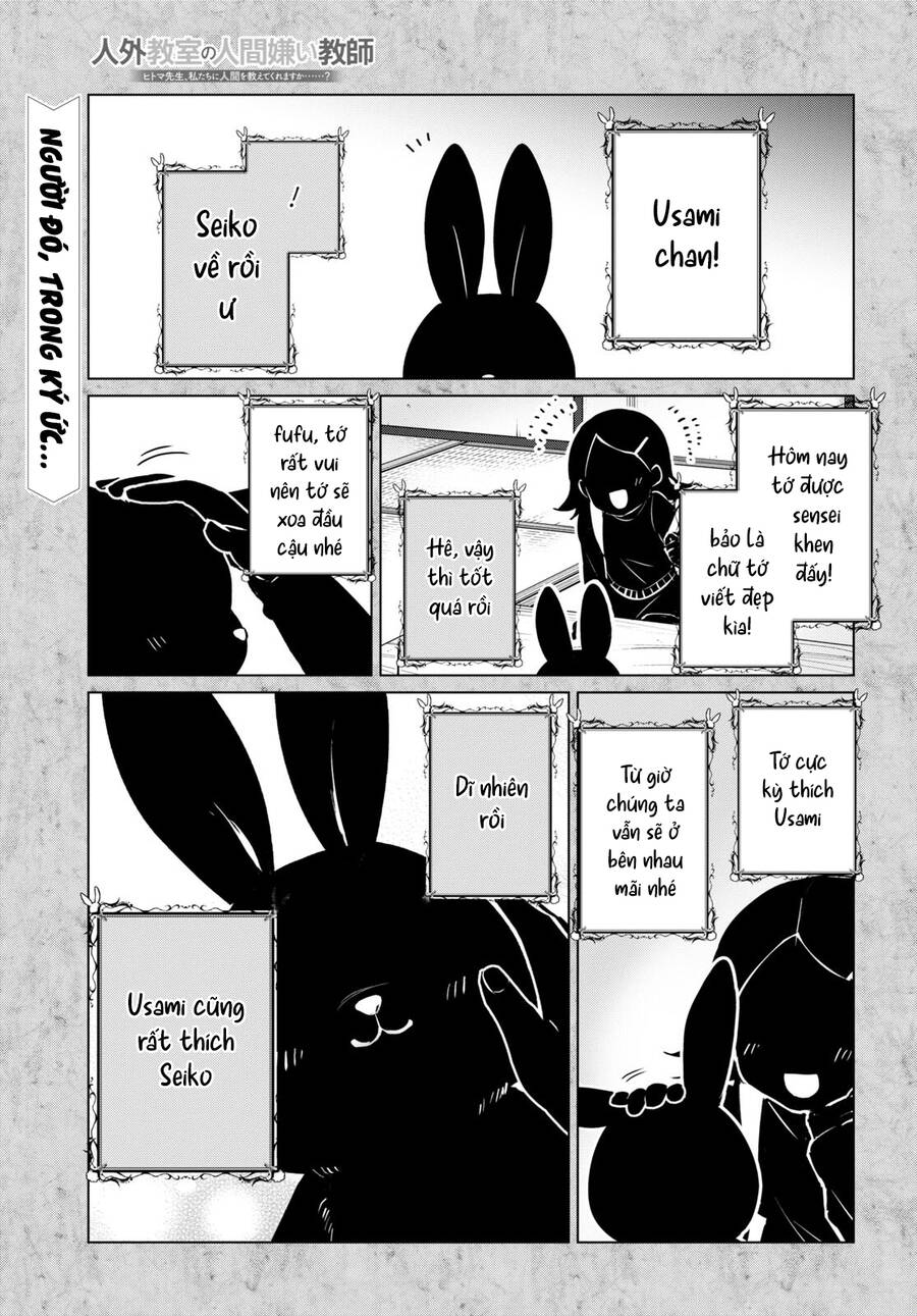 Jingai Kyoushitsu No Ningen-Girai Kyoushi: Hitoma-Sensei, Watashi-Tachi Ni Ningen O Oshiete Kuremasen Ka? Chương 6 Page 1