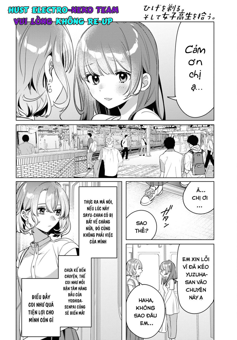 Hige Wo Soru. Soshite Joshikosei Wo Hirou Chương 38 Page 11