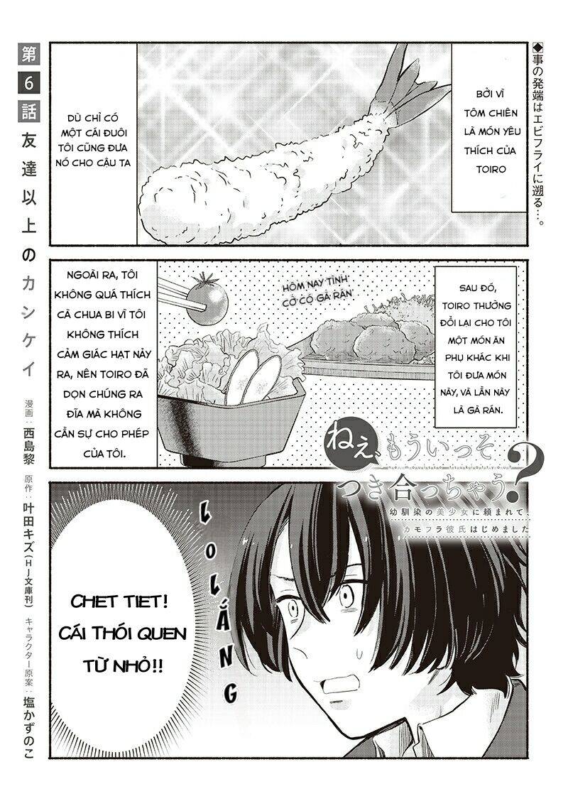 Nee, Mou Isso Tsukiacchau? Osananajimi No Bishoujo Ni Tanomarete, Camo Kareshi Hajimemashita Chương 6 Page 1