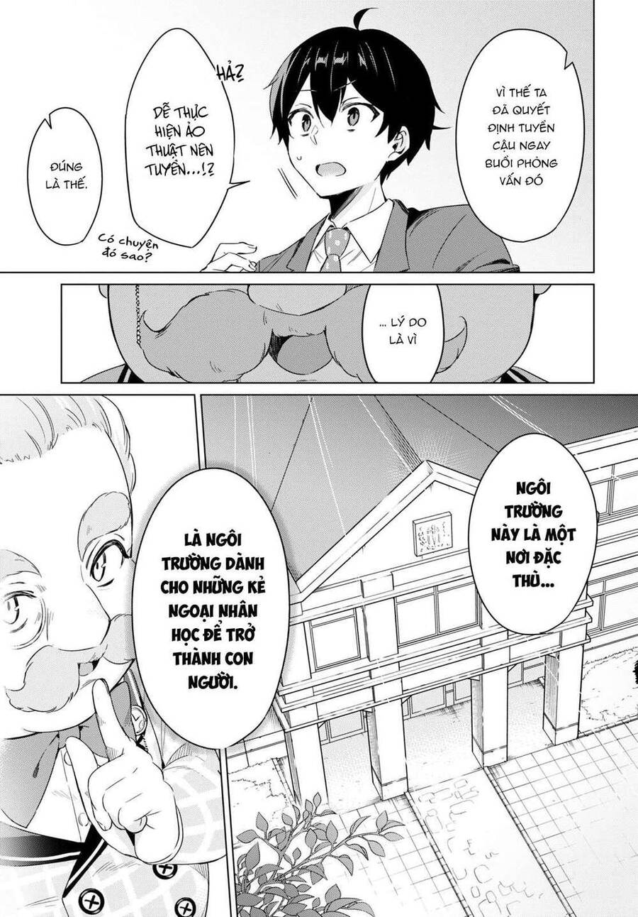 Jingai Kyoushitsu No Ningen-Girai Kyoushi: Hitoma-Sensei, Watashi-Tachi Ni Ningen O Oshiete Kuremasen Ka? Chương 1 Page 20