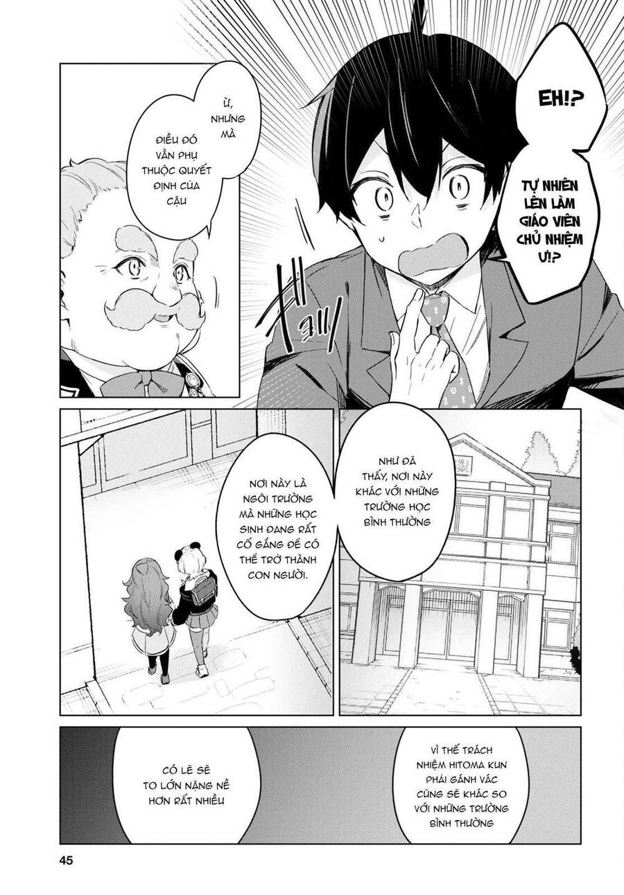 Jingai Kyoushitsu No Ningen-Girai Kyoushi: Hitoma-Sensei, Watashi-Tachi Ni Ningen O Oshiete Kuremasen Ka? Chương 1 Page 26