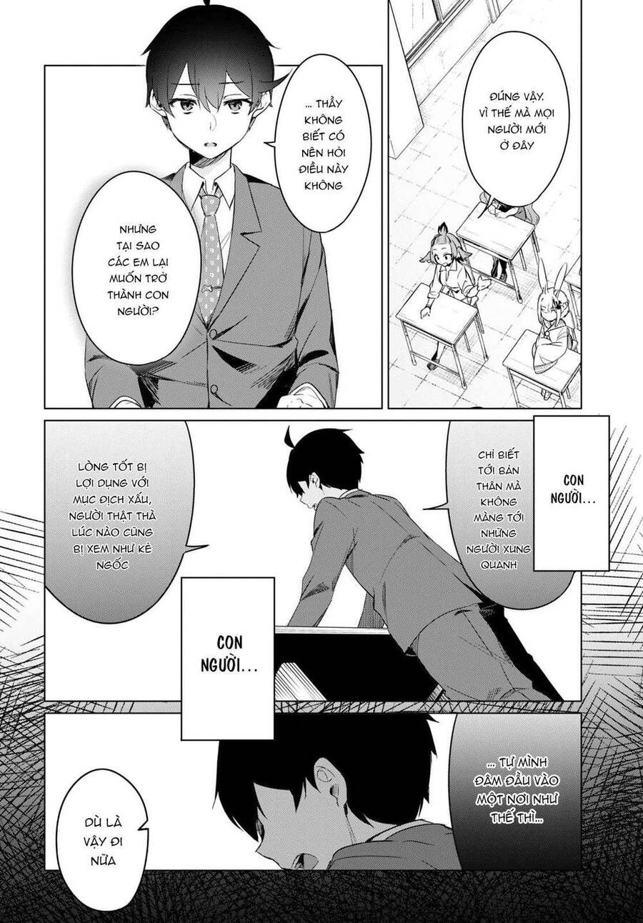 Jingai Kyoushitsu No Ningen-Girai Kyoushi: Hitoma-Sensei, Watashi-Tachi Ni Ningen O Oshiete Kuremasen Ka? Chương 1 Page 36