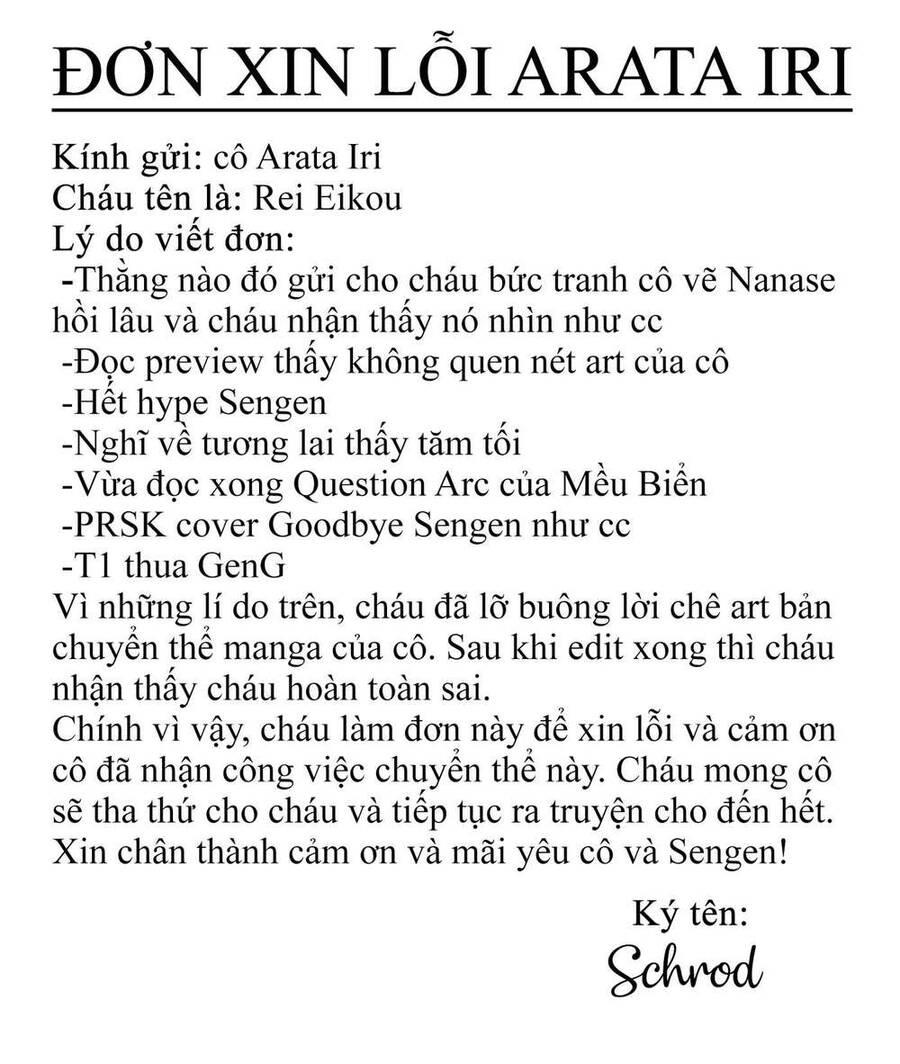 Goodbye Sengen Chương 1 Page 40