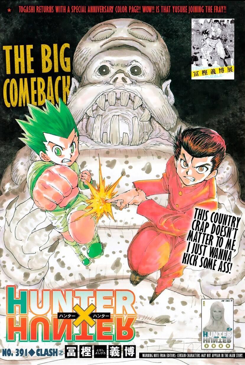 Hunter X Hunter Chương 391 Page 1