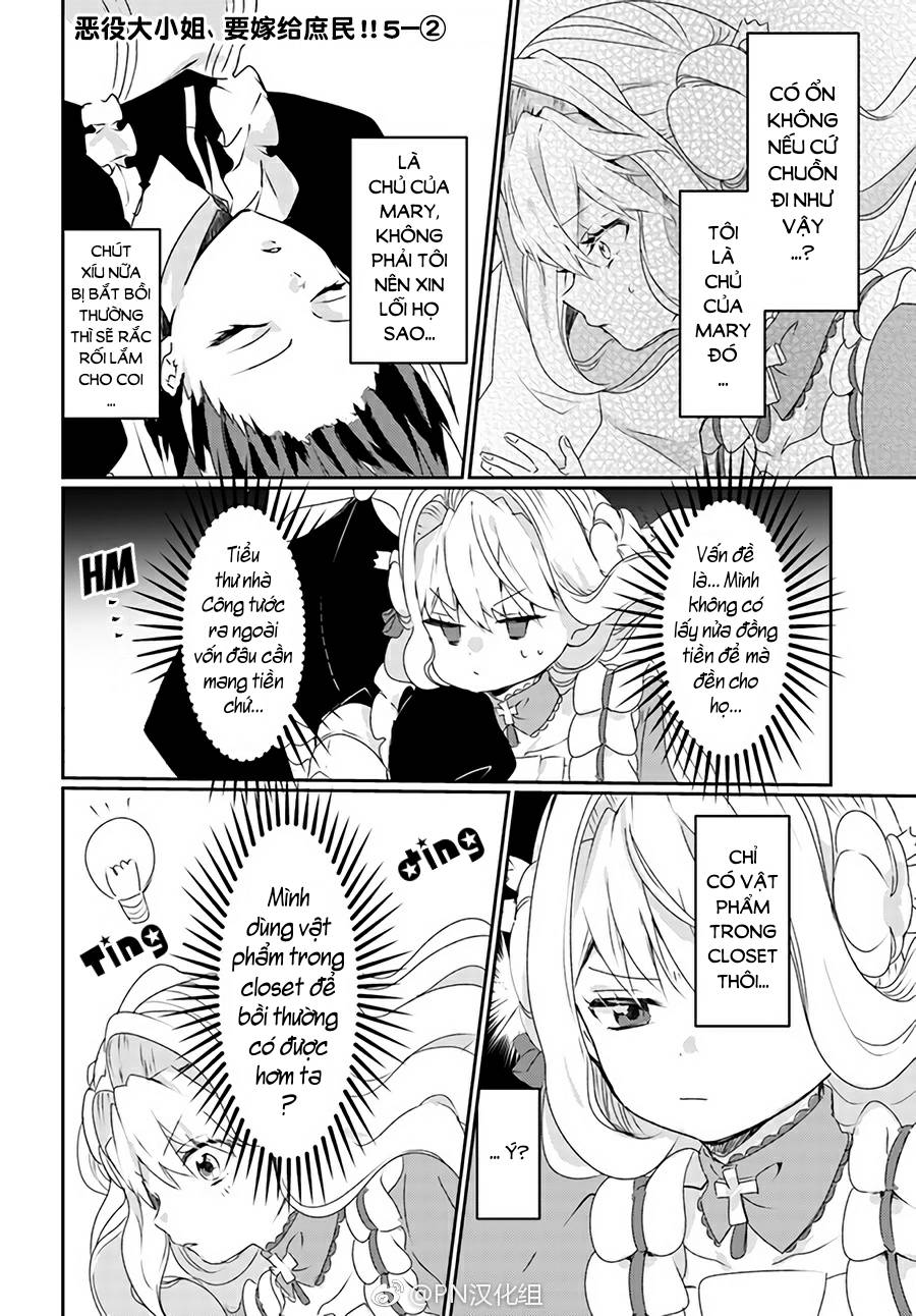 Akuyaku Reijō Wa, Shomin Ni Totsugitai Chương 5.2 Page 2