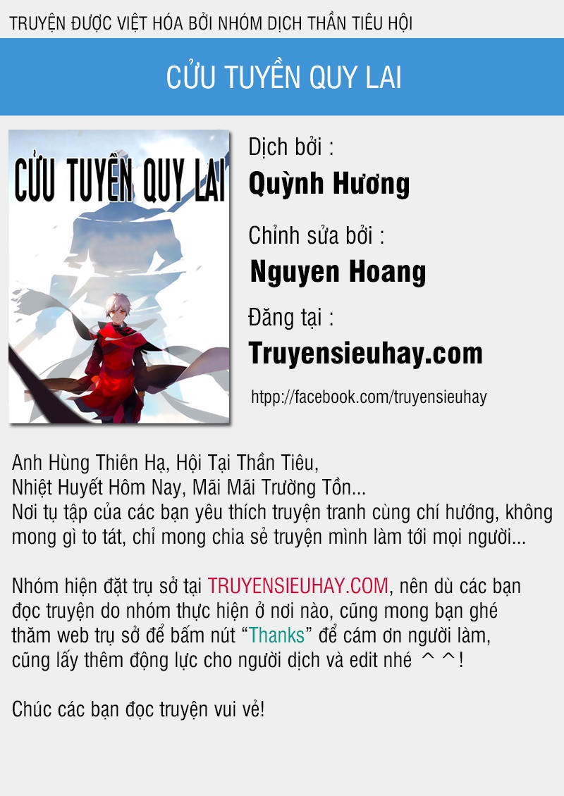 Cửu Tuyền Quy Lai Chương 60 Page 1