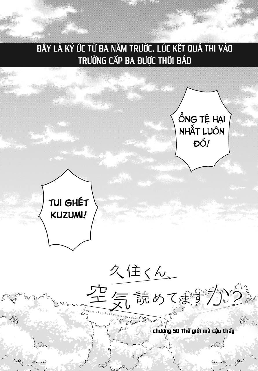 Kusumi-Kun, Kuuki Yometemasu Ka? Chương 50 Page 2