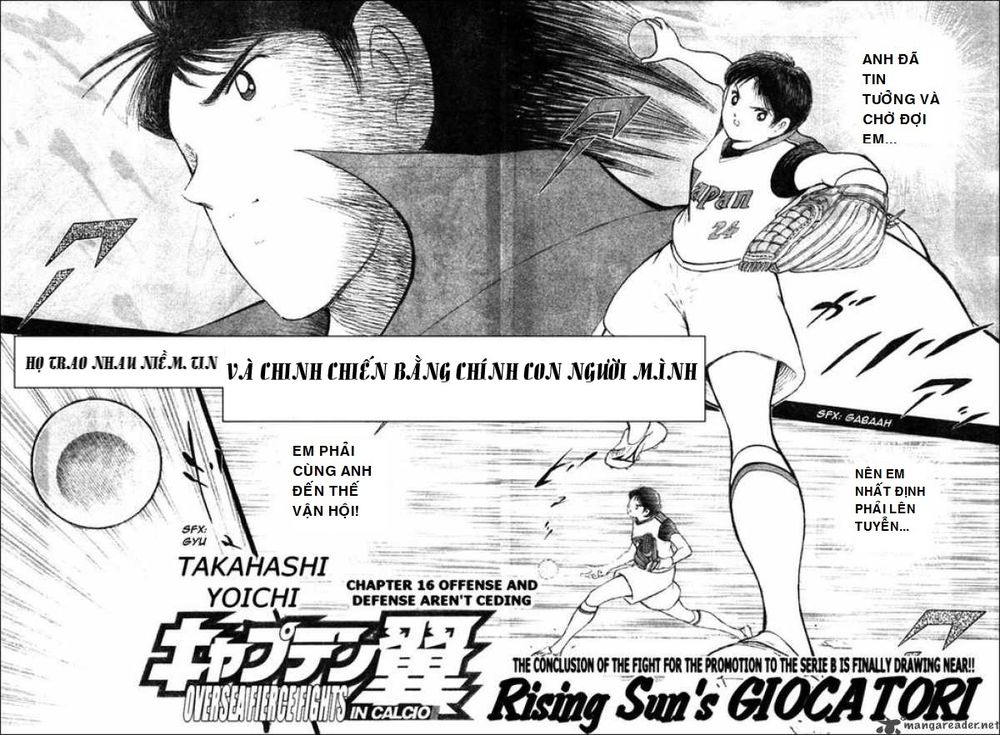 Captain Tsubasa : Trận Chiến Liên Đoàn Italy Chương 16 Page 2