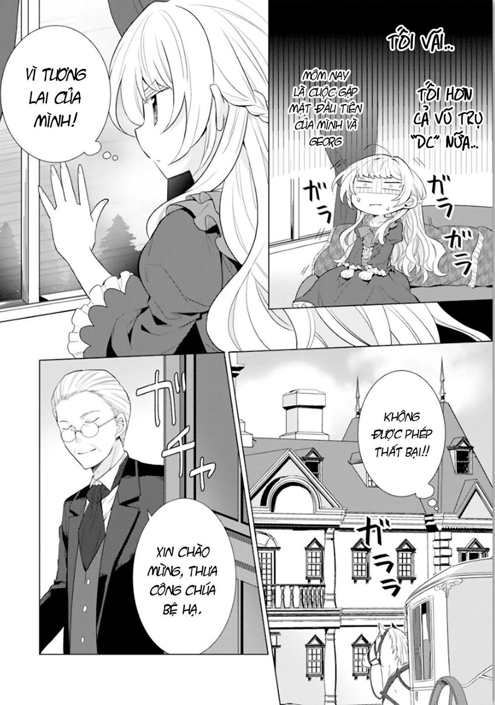 Tensei Oujo Wa Kyou Mo Hata Wo Tatakioru Chương 1 Page 26