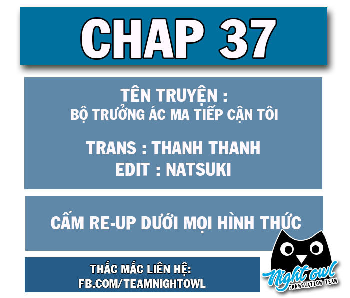 Bộ Trưởng Ác Ma Tiếp Cận Tôi Chương 37 Page 1