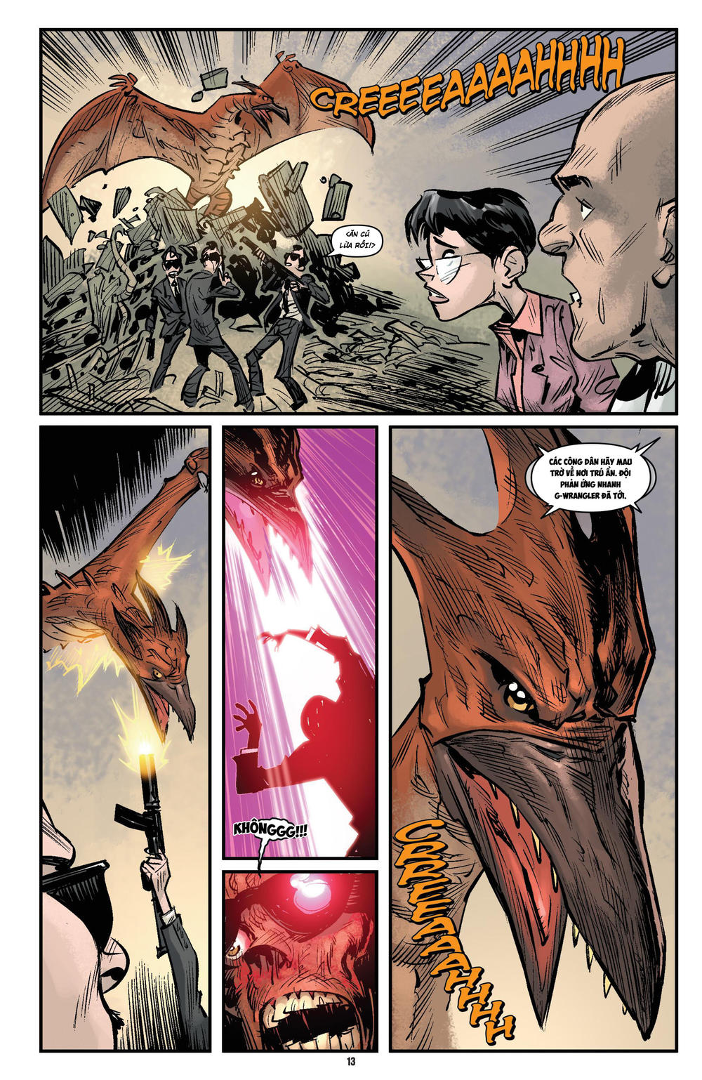 Đại Chiến Godzilla Chương 1 Page 11