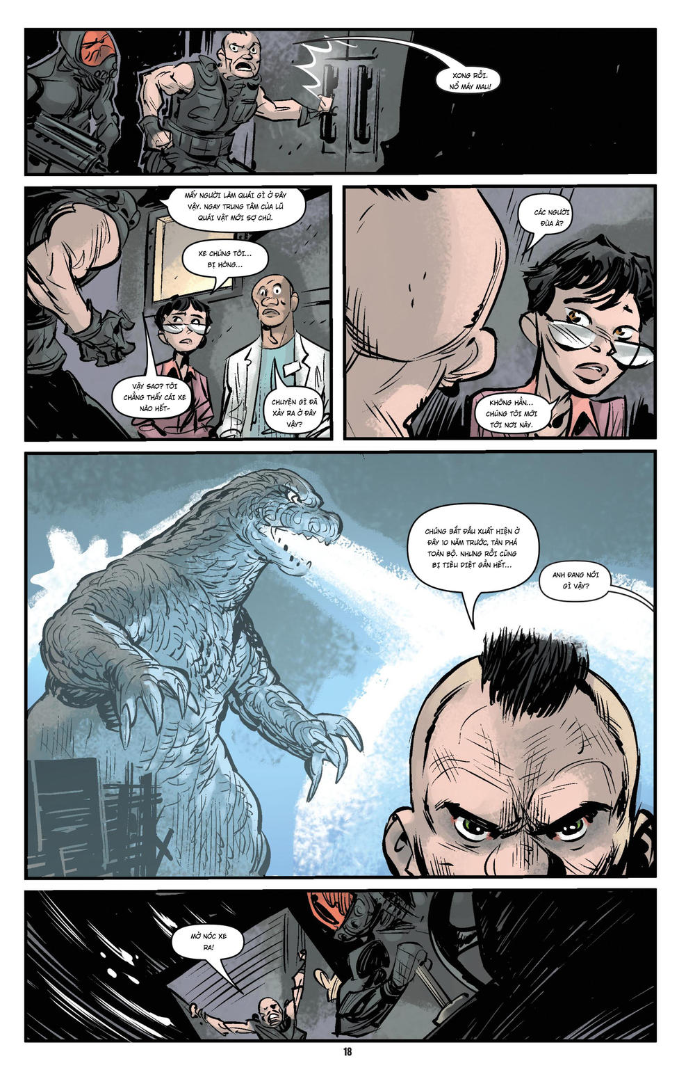 Đại Chiến Godzilla Chương 1 Page 16