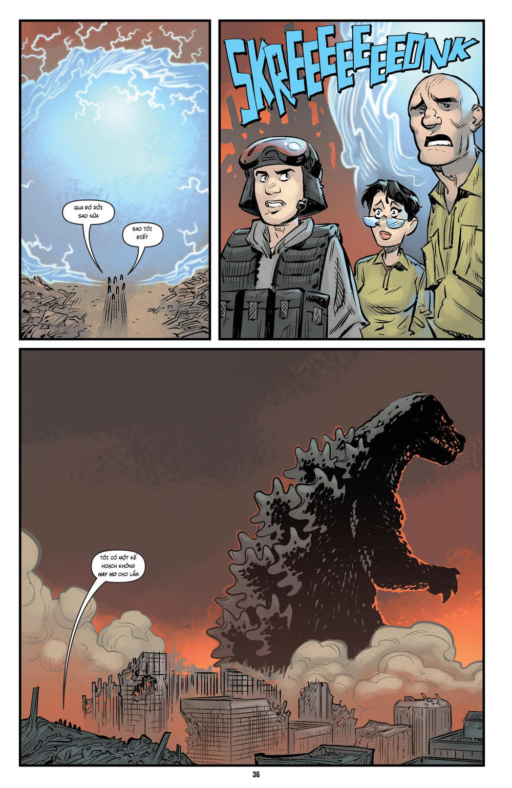 Đại Chiến Godzilla Chương 1 Page 32