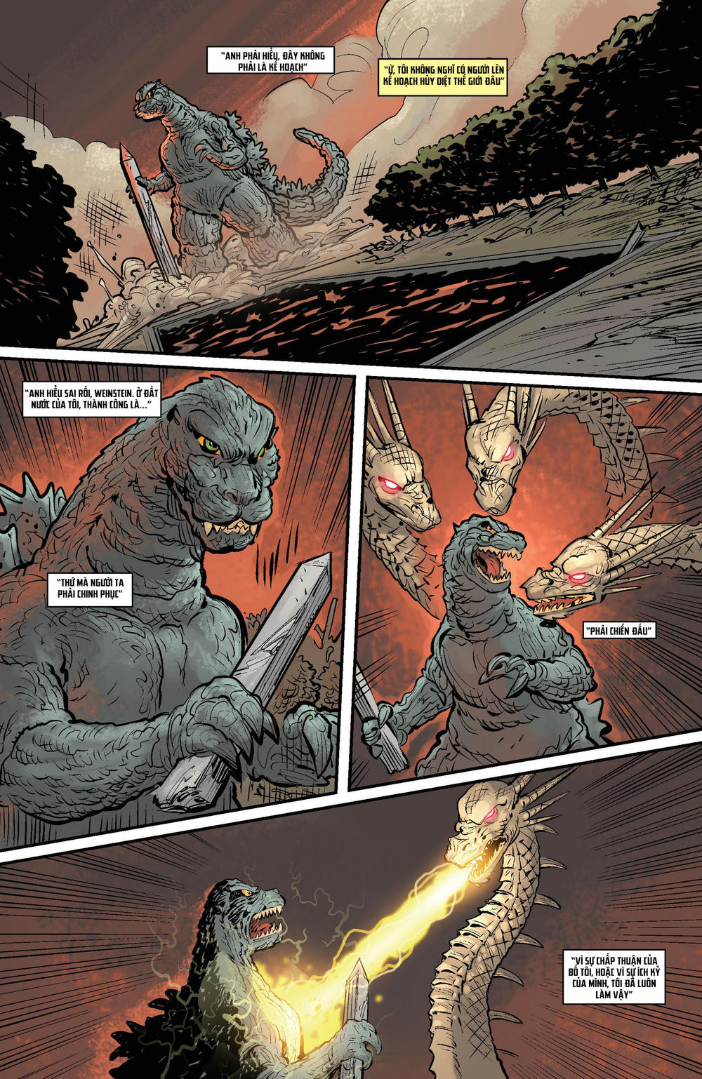 Đại Chiến Godzilla Chương 1 Page 45