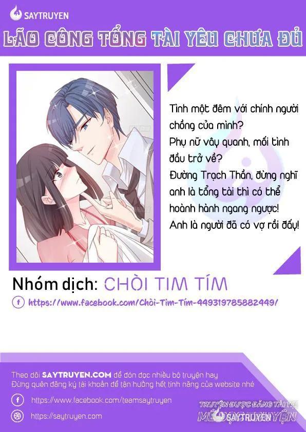 Tổng Tài Yêu Chưa Đủ Chương 25 Page 1