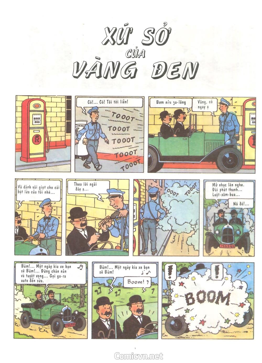 Những Cuộc Phiêu Lưu Của Tintin Chương 1 Page 2