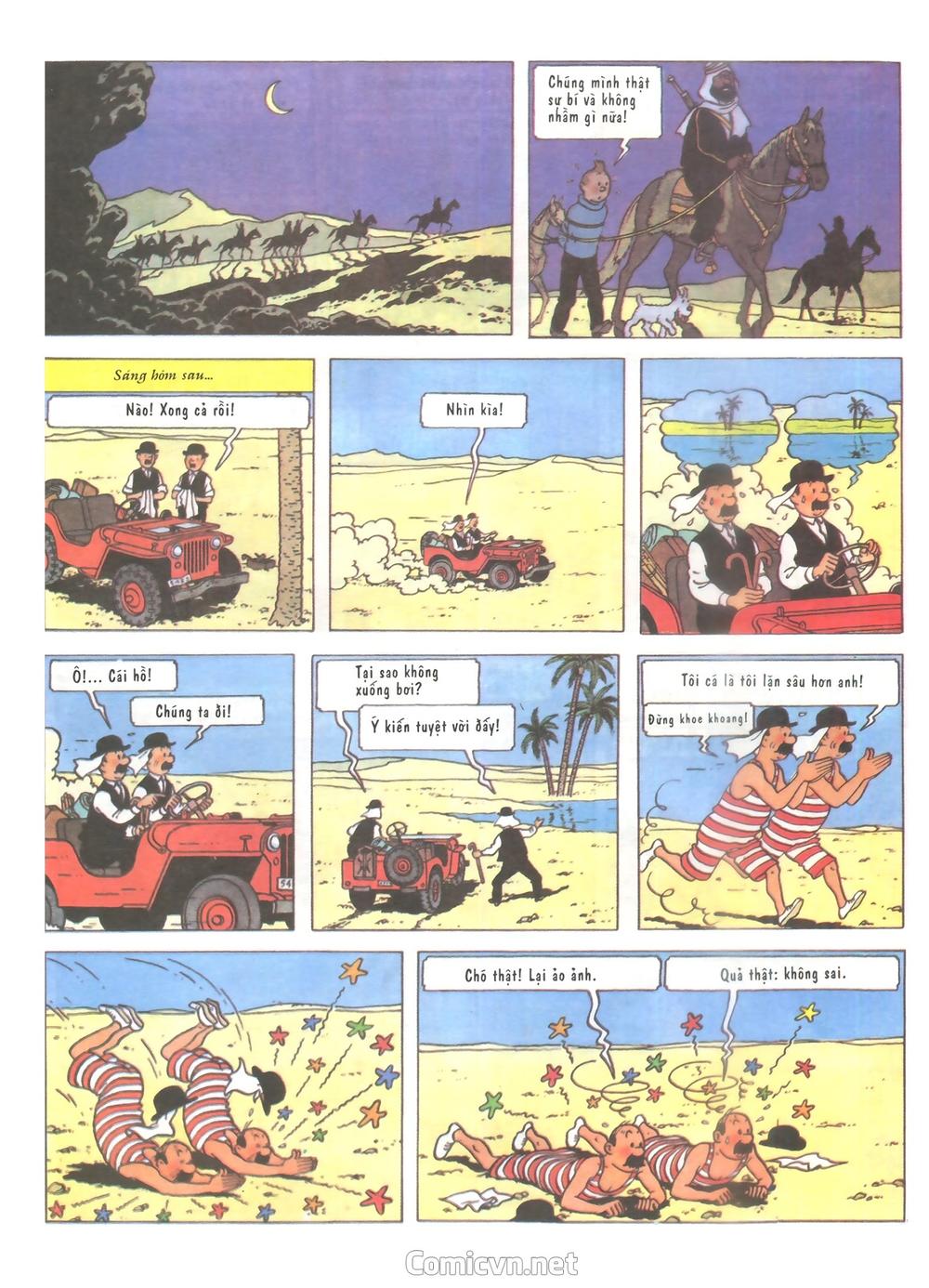 Những Cuộc Phiêu Lưu Của Tintin Chương 1 Page 21