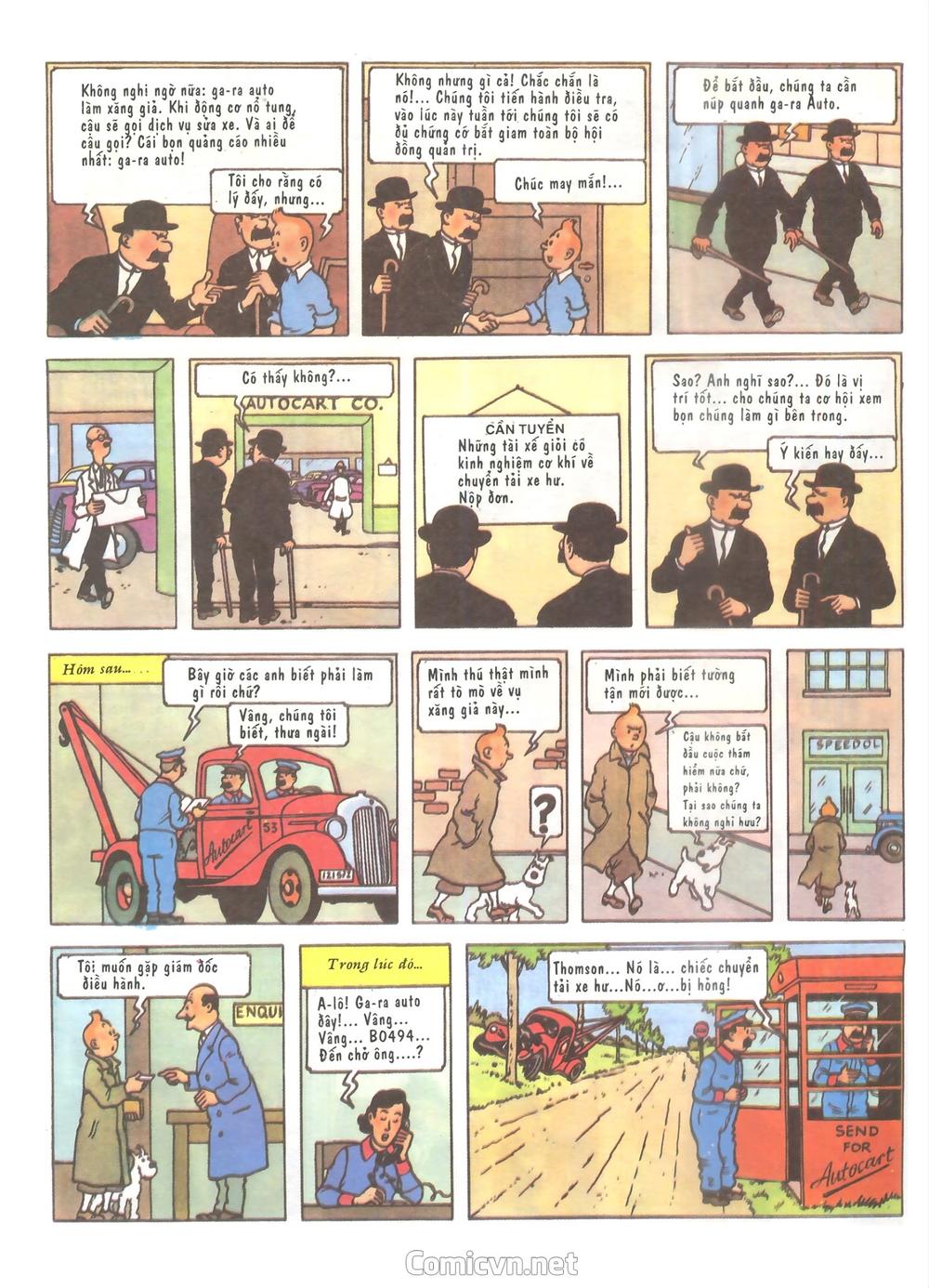 Những Cuộc Phiêu Lưu Của Tintin Chương 1 Page 5