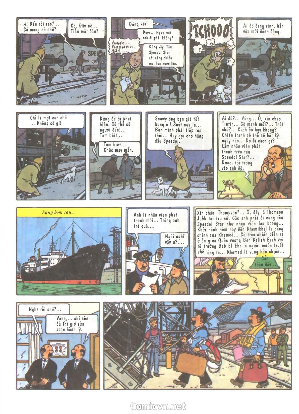 Những Cuộc Phiêu Lưu Của Tintin Chương 1 Page 8