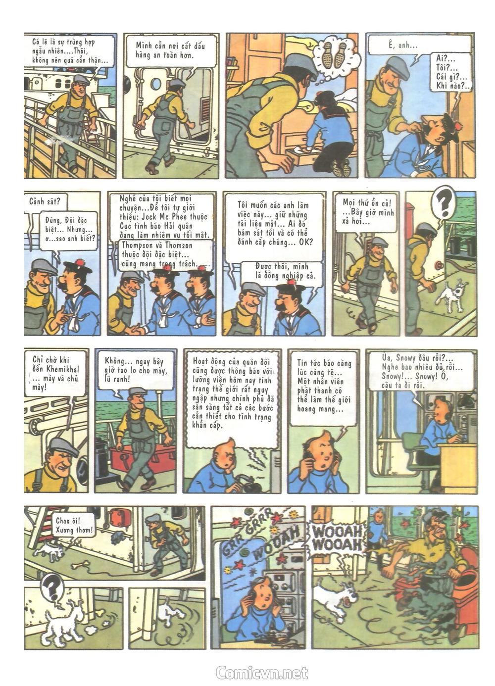 Những Cuộc Phiêu Lưu Của Tintin Chương 1 Page 10