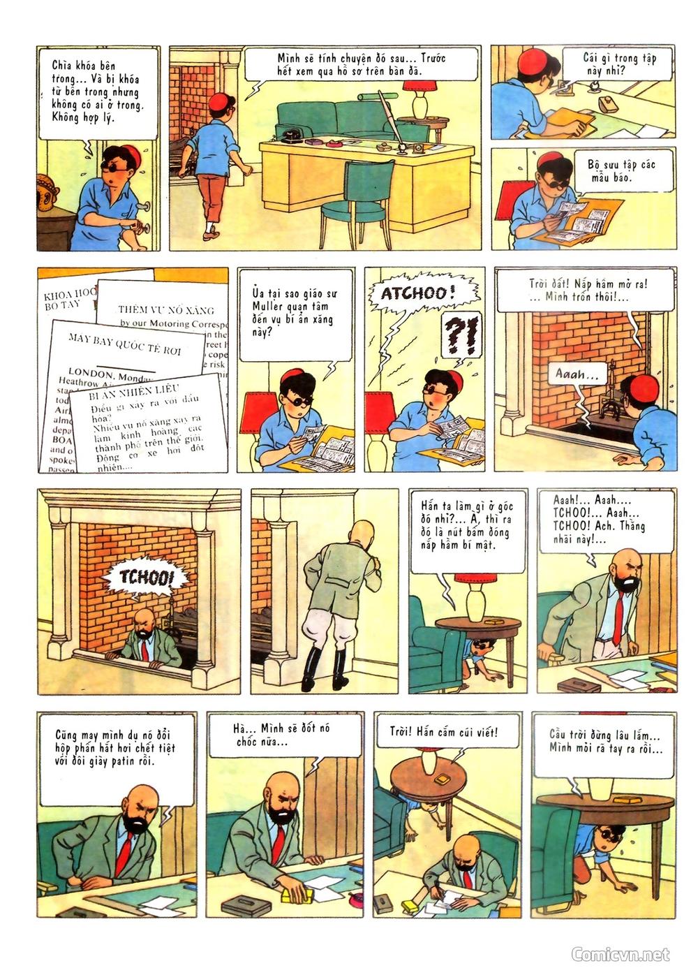 Những Cuộc Phiêu Lưu Của Tintin Chương 2 Page 15