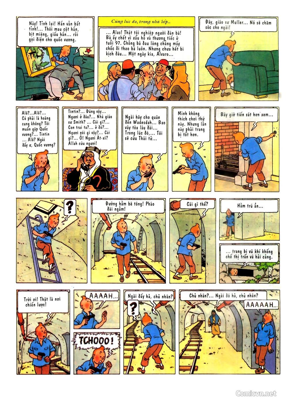 Những Cuộc Phiêu Lưu Của Tintin Chương 2 Page 18