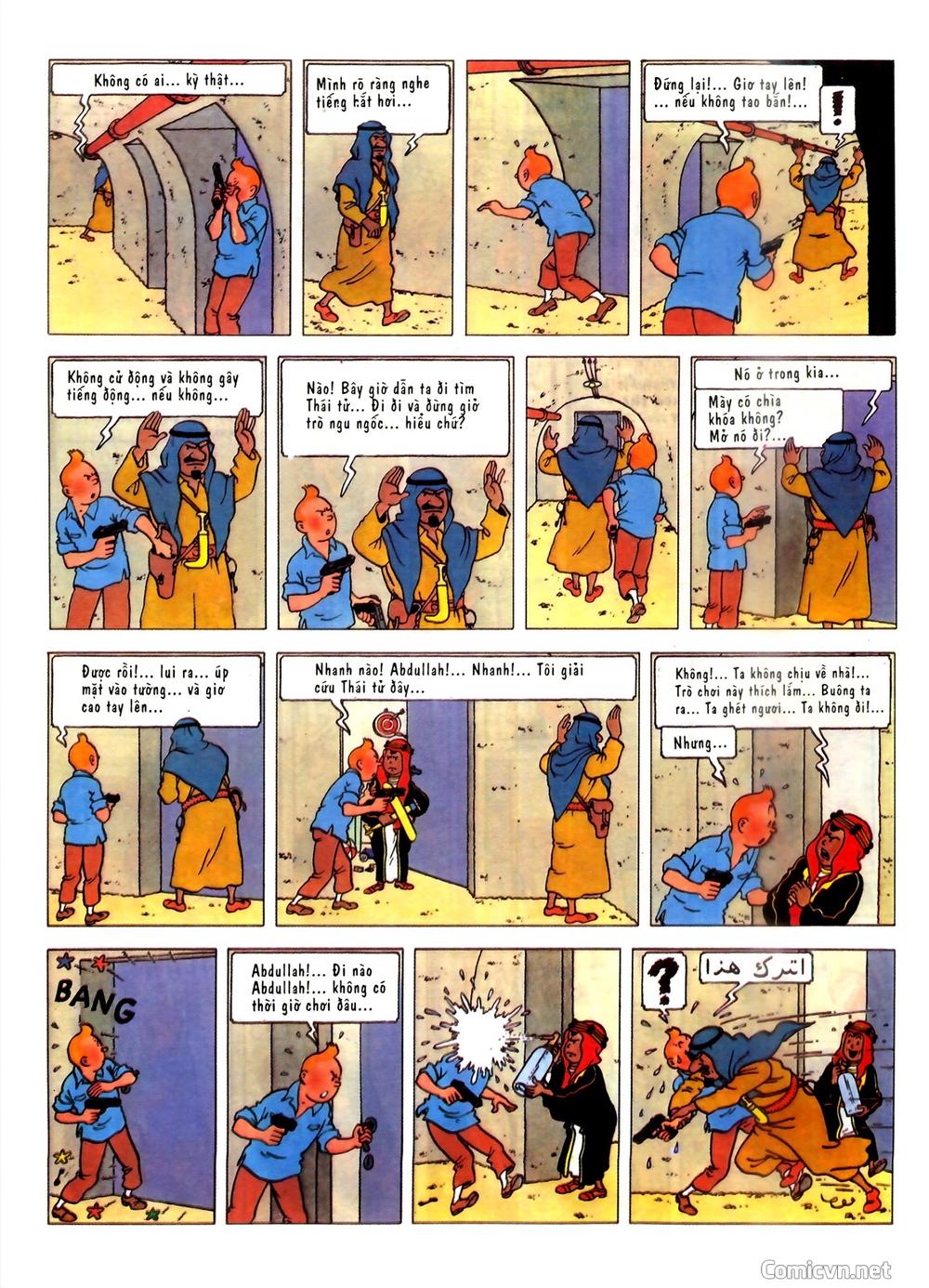 Những Cuộc Phiêu Lưu Của Tintin Chương 2 Page 19