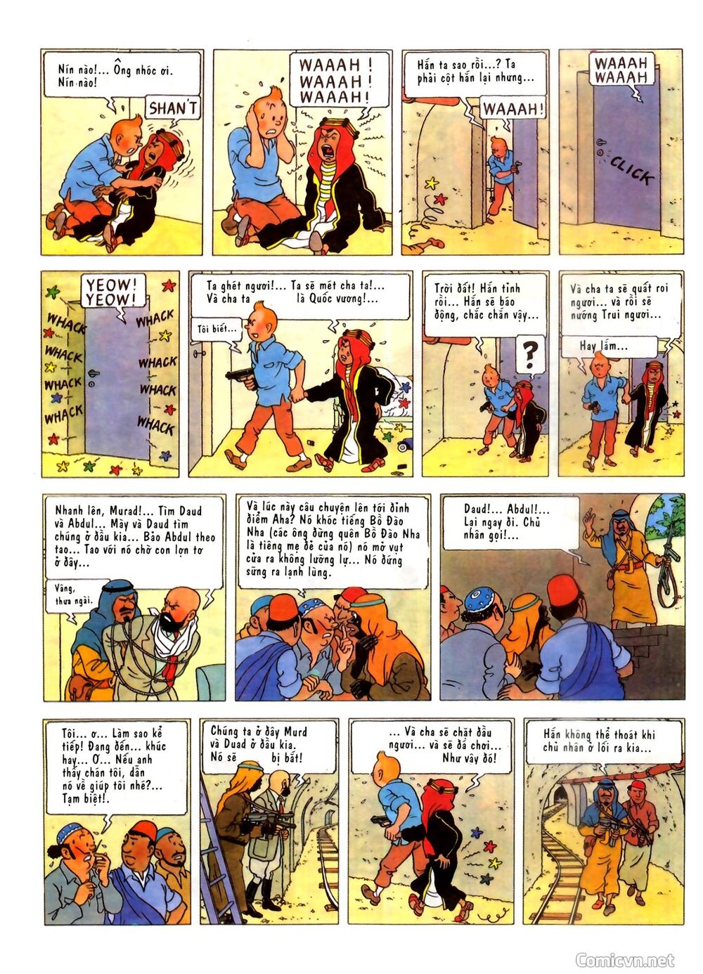 Những Cuộc Phiêu Lưu Của Tintin Chương 2 Page 21