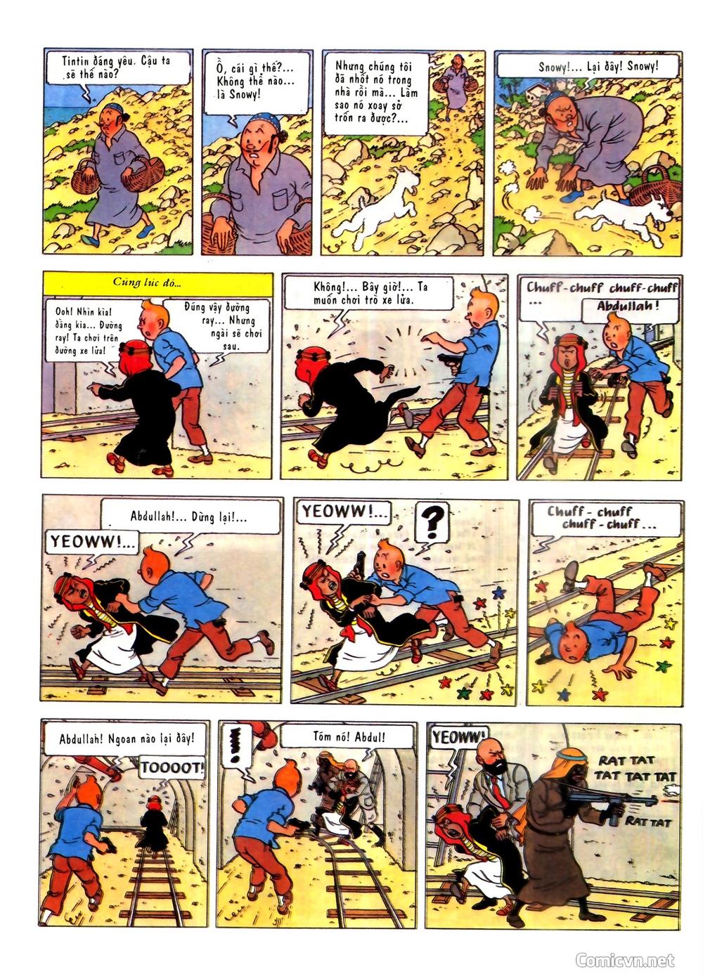 Những Cuộc Phiêu Lưu Của Tintin Chương 2 Page 22