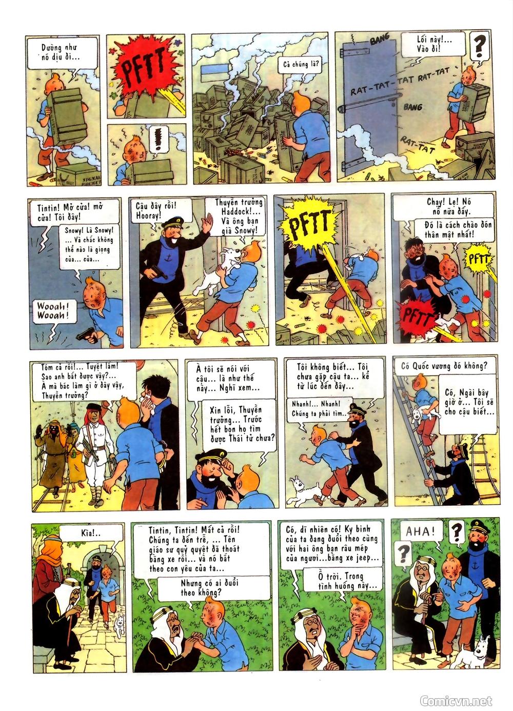 Những Cuộc Phiêu Lưu Của Tintin Chương 2 Page 24