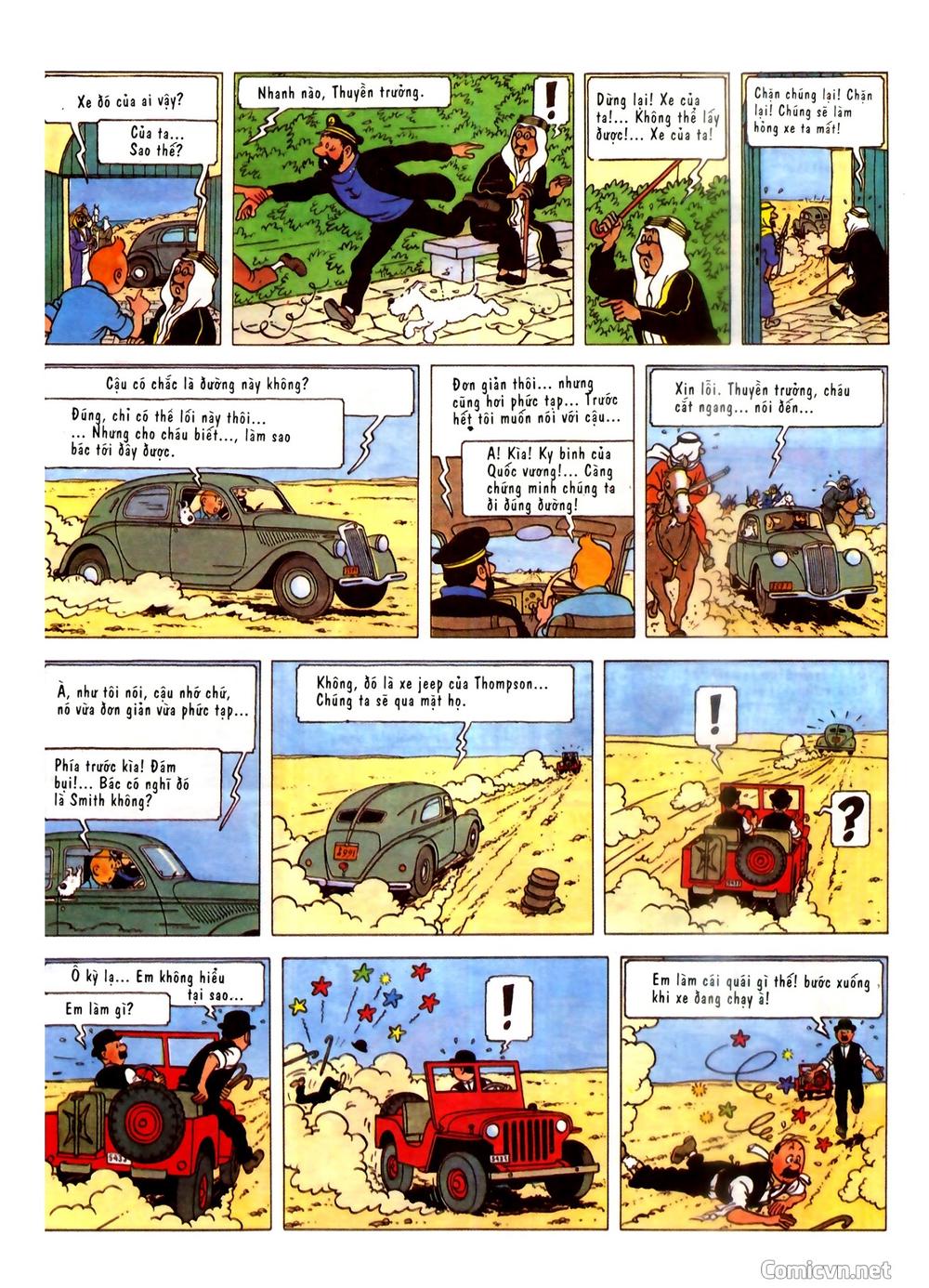 Những Cuộc Phiêu Lưu Của Tintin Chương 2 Page 25