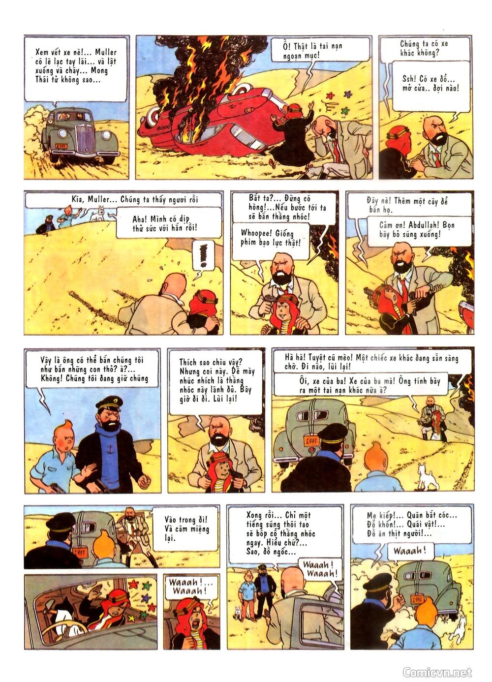 Những Cuộc Phiêu Lưu Của Tintin Chương 2 Page 27