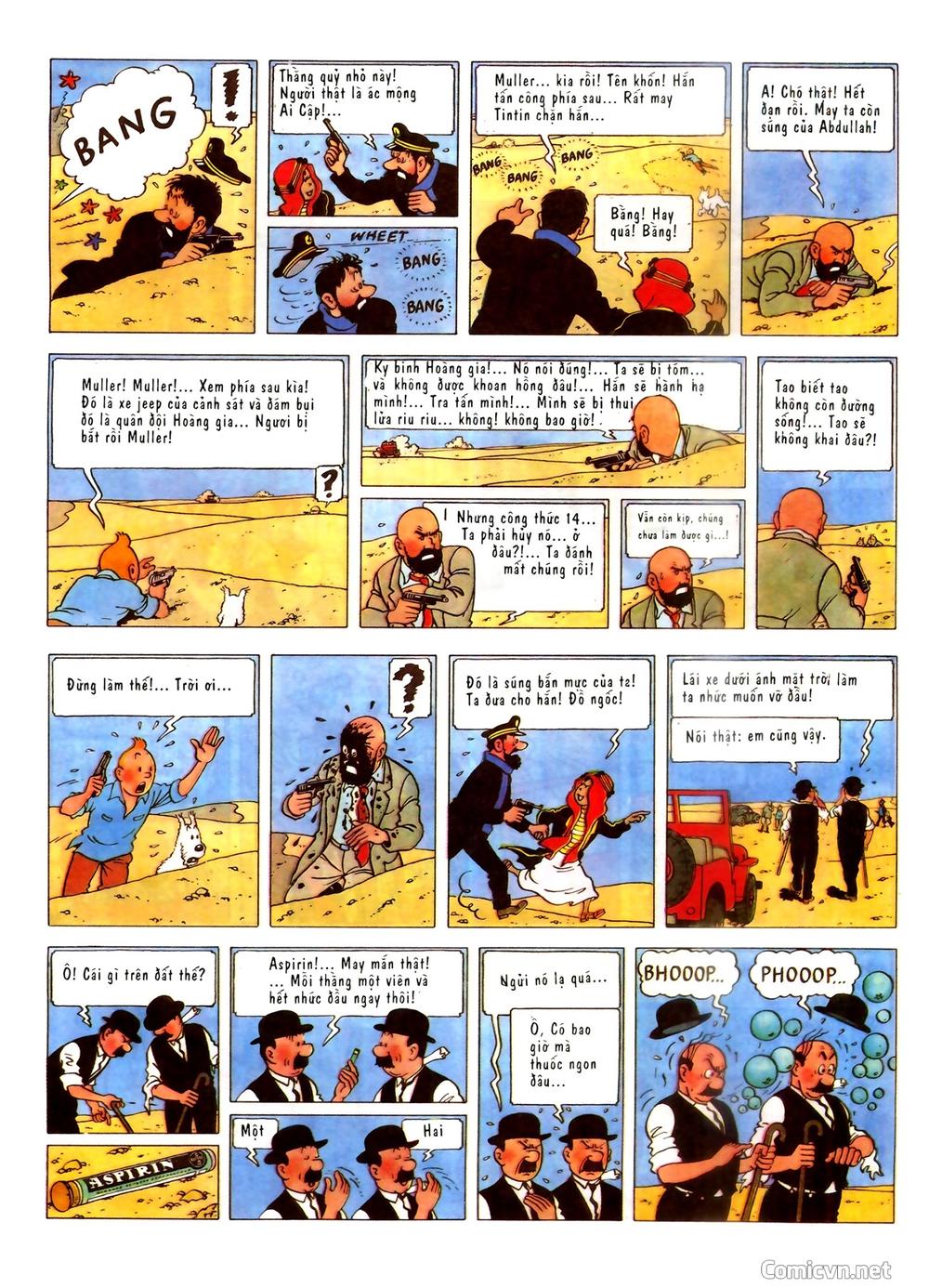 Những Cuộc Phiêu Lưu Của Tintin Chương 2 Page 29