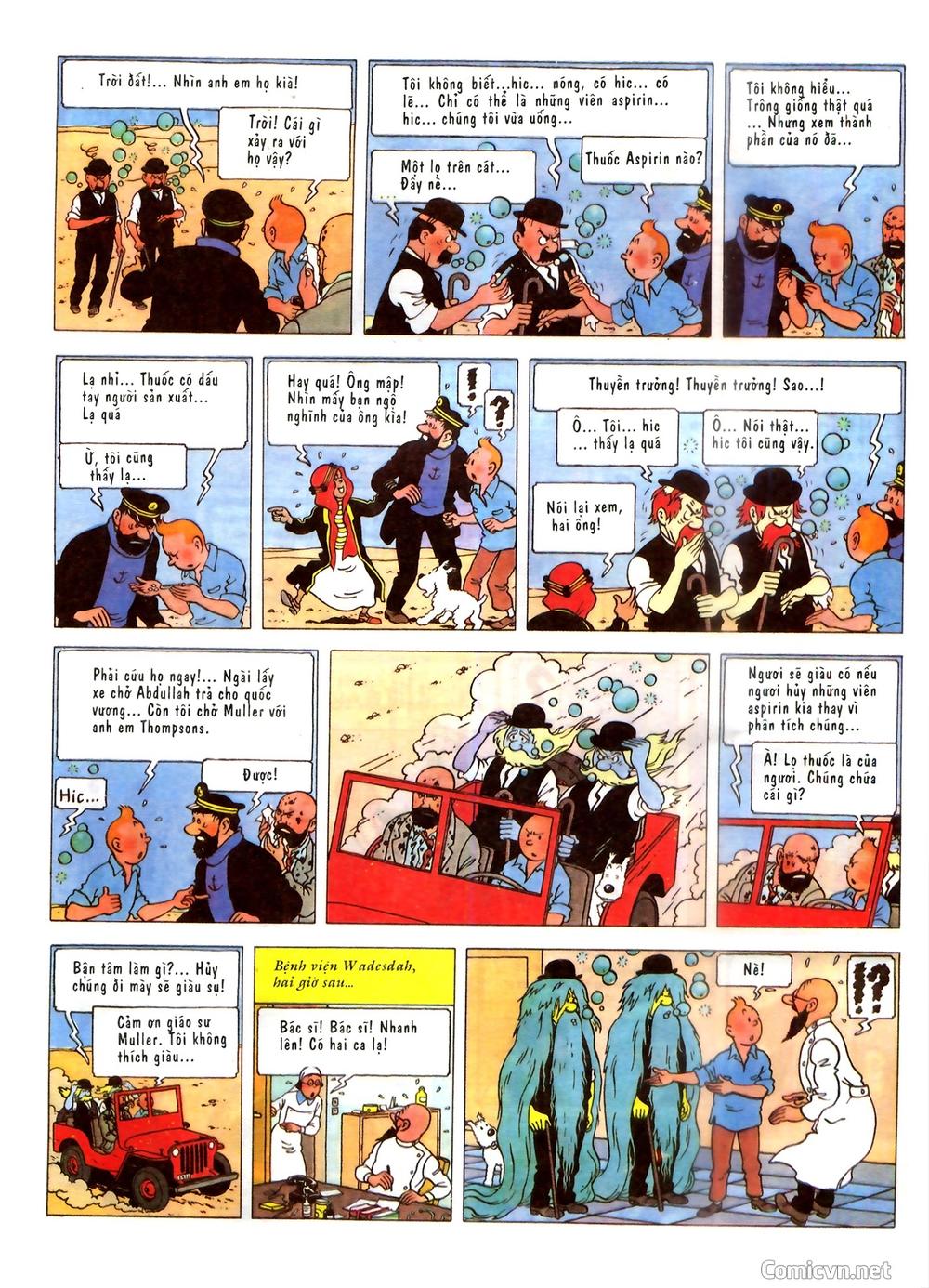 Những Cuộc Phiêu Lưu Của Tintin Chương 2 Page 30