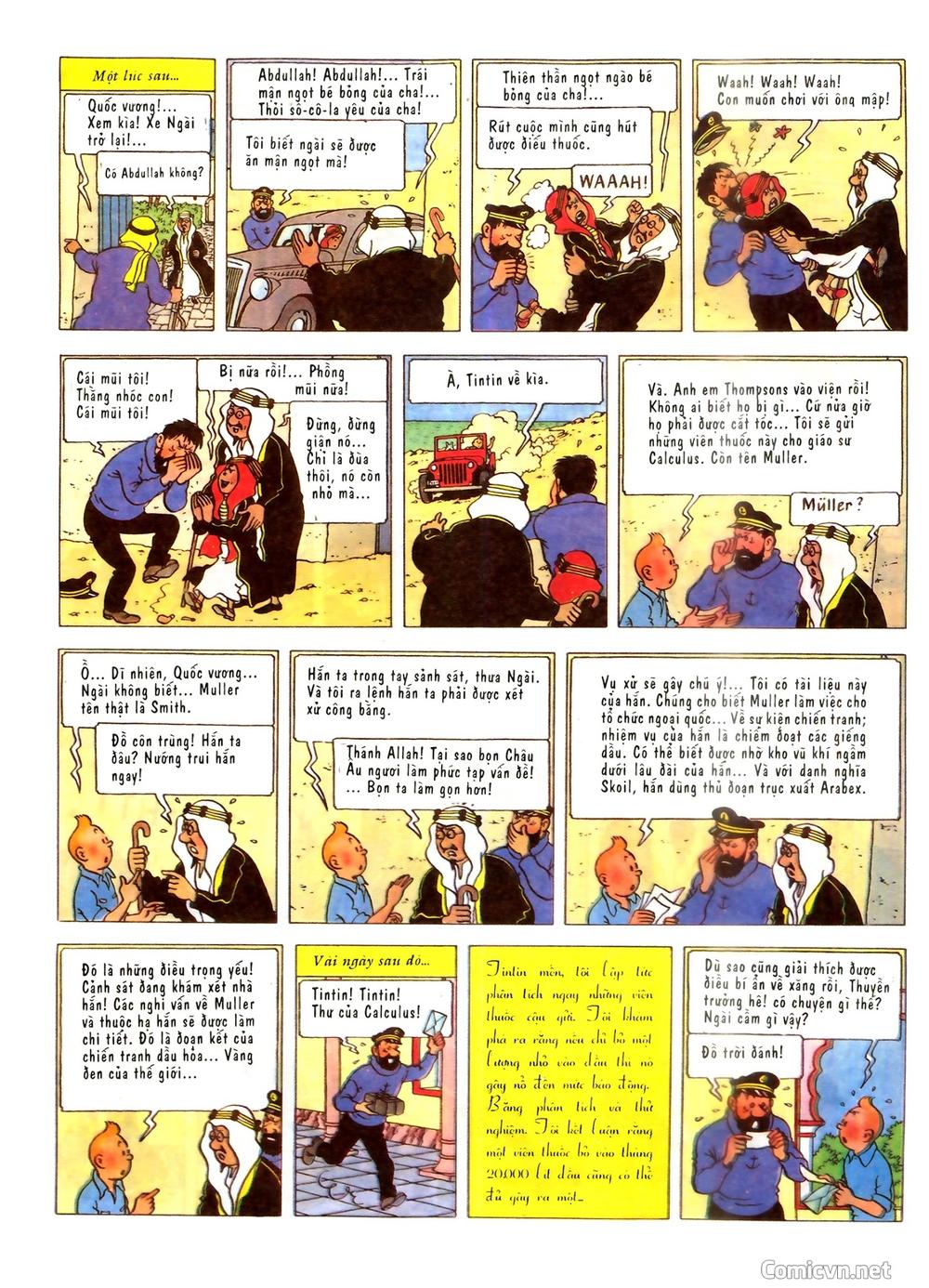 Những Cuộc Phiêu Lưu Của Tintin Chương 2 Page 31