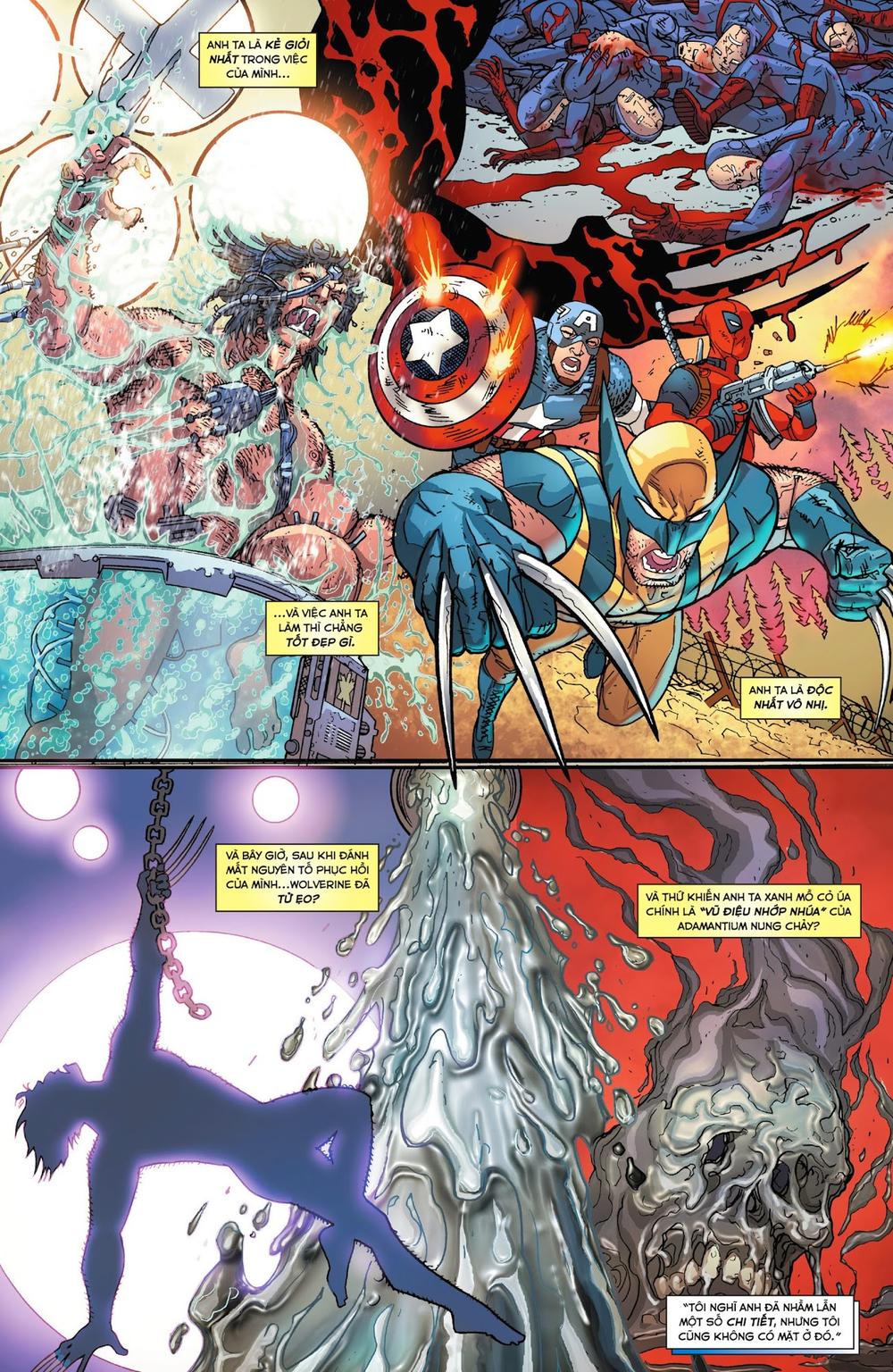 Death Of Wolverine – Deadpool & Captain America [One Shot] Chương 1 Page 4