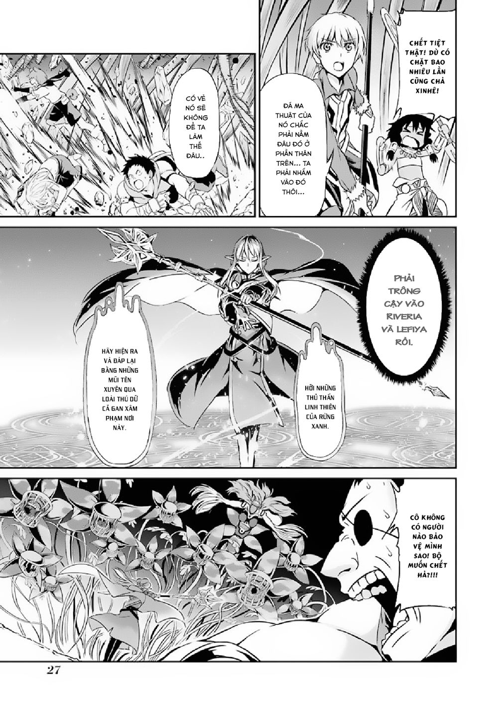 Dungeon Ni Deai Wo Motomeru No Wa Machigatte Iru Darou Ka Gaiden – Sword Oratoria Chương 13 Page 27