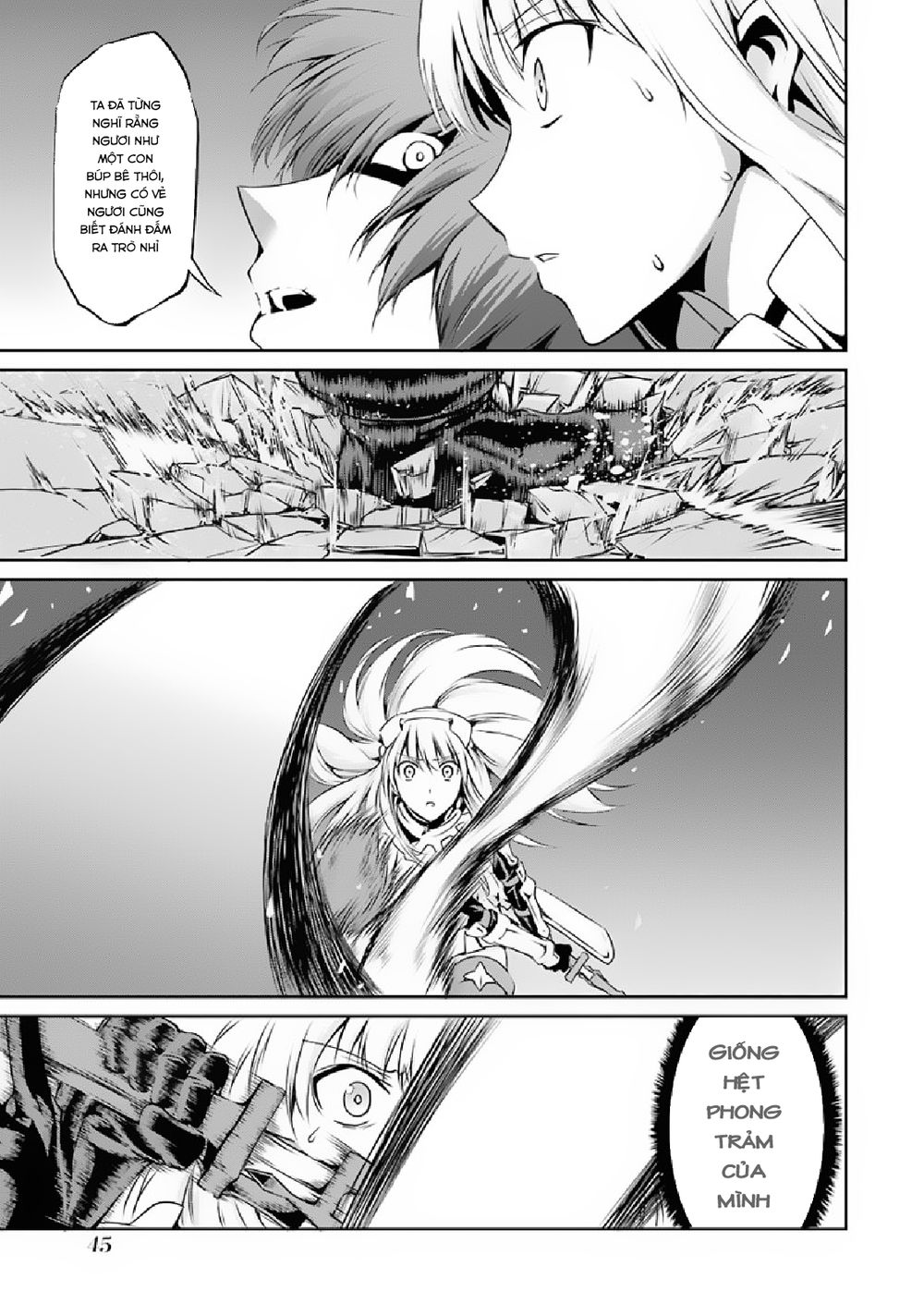 Dungeon Ni Deai Wo Motomeru No Wa Machigatte Iru Darou Ka Gaiden – Sword Oratoria Chương 13 Page 44