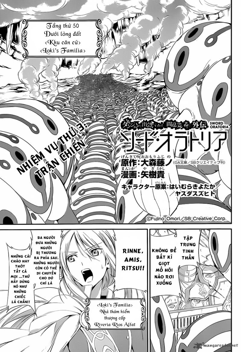 Dungeon Ni Deai Wo Motomeru No Wa Machigatte Iru Darou Ka Gaiden – Sword Oratoria Chương 3 Page 2