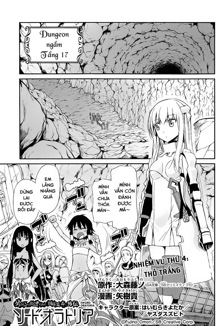 Dungeon Ni Deai Wo Motomeru No Wa Machigatte Iru Darou Ka Gaiden – Sword Oratoria Chương 4 Page 2