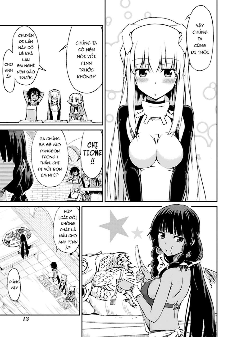 Dungeon Ni Deai Wo Motomeru No Wa Machigatte Iru Darou Ka Gaiden – Sword Oratoria Chương 9 Page 9