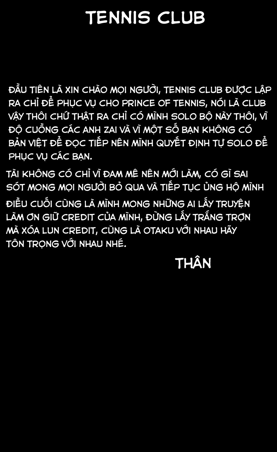 Hoàng Tử Tennis Chương 252 Page 1