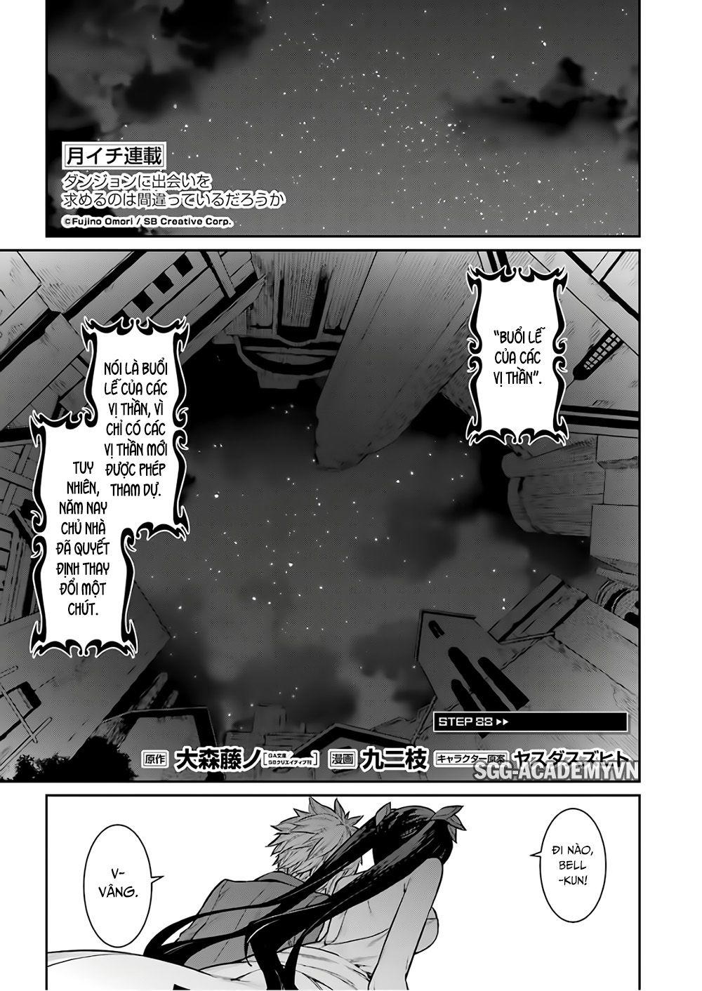 Dungeon Ni Deai O Motomeru No Wa Machigatte Iru Darou Ka Chương 88 Page 3