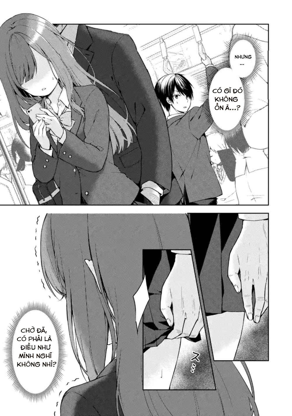 Chikan Saresou Ni Natteiru S-Kyuu Bishoujo Wo Tasuketara Tonari No Seki No Osananajimi Datta Chương 1 Page 6