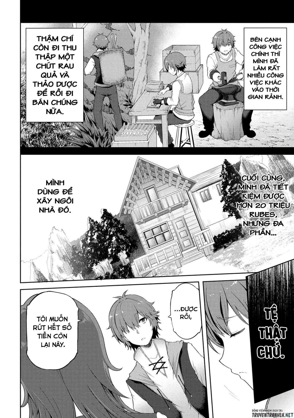 Ie Ga Moete Jinsei Dou Demo Yoku Natta Kara, Nokotta Nakenashi No Kin De Dark Elf No Dorei O Katta Chương 1 Page 8