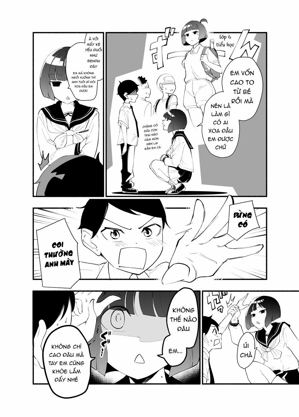 Koushinchou No Kouhai (♀) To Teishinchou No Senpai (♂) Ga Renai Ni Hatten Suru Made Chương 1 Page 7