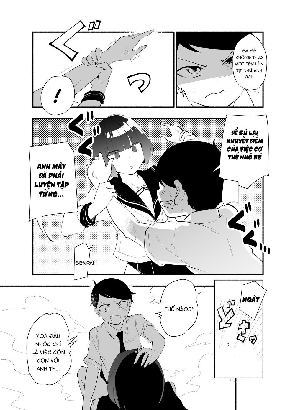 Koushinchou No Kouhai (♀) To Teishinchou No Senpai (♂) Ga Renai Ni Hatten Suru Made Chương 1 Page 8