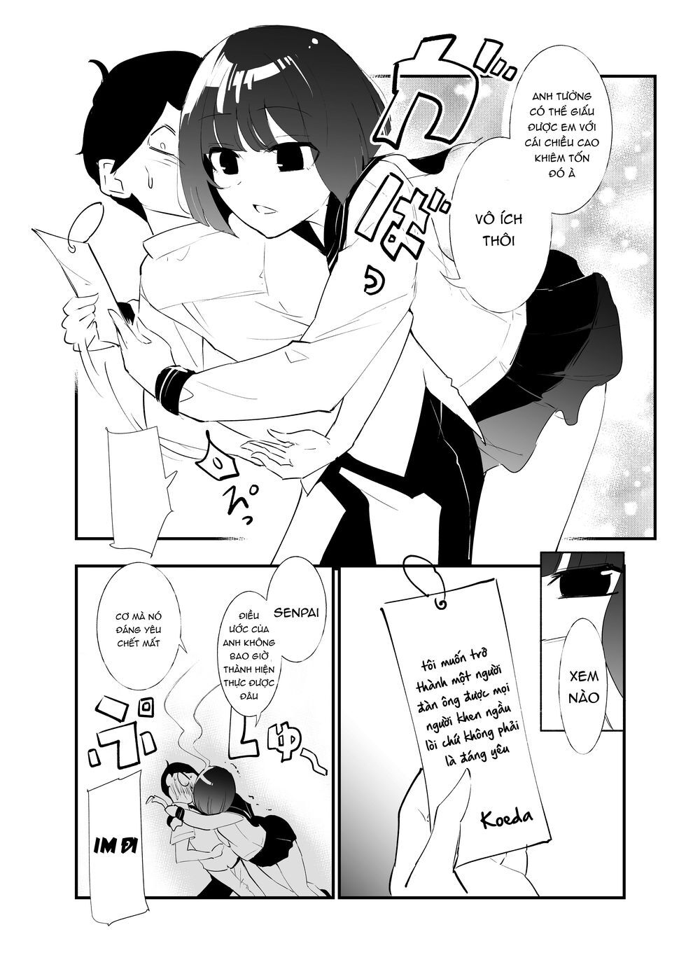 Koushinchou No Kouhai (♀) To Teishinchou No Senpai (♂) Ga Renai Ni Hatten Suru Made Chương 2 Page 3