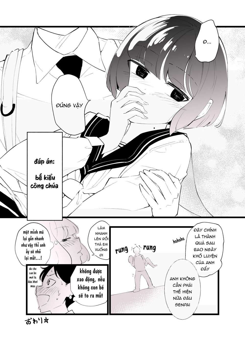 Koushinchou No Kouhai (♀) To Teishinchou No Senpai (♂) Ga Renai Ni Hatten Suru Made Chương 3 Page 6